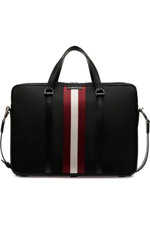 Bally Funda para laptop con detalle de rayas