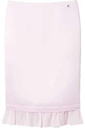 Twin-Set Falda midi con satén duchesse