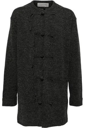 YOHJI YAMAMOTO Cárdigan con botones de rana