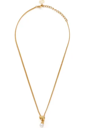Dior Collar con detalle de perlas