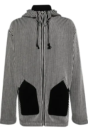 JUNYA WATANABE Hoodie tejida con motivo de rayas