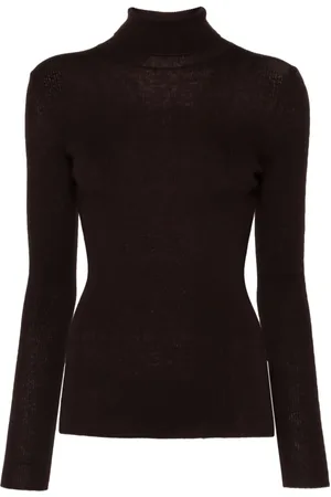 Maje Suéter con cuello vuelto