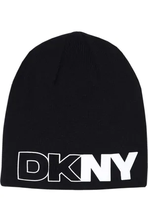 DKNY Gorro tejido con logo estampado