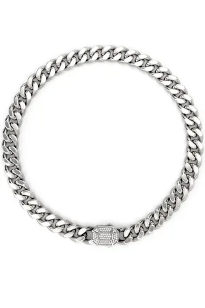 Eera Collar Dimitri en oro blanco de 18kt con diamante