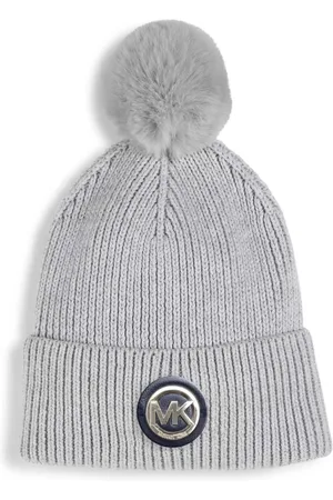 Michael Kors Gorro tejido de canalé con aplique del logo