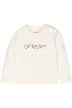 OFF-WHITE Playera manga larga con logo Bookish