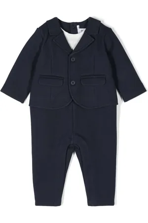 HUGO BOSS Romper con logo estampado