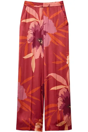 Twin-Set Pantalones anchos con estampado floral