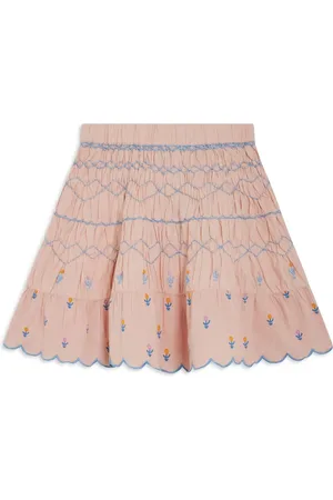 Stella McCartney Falda con bordado floral