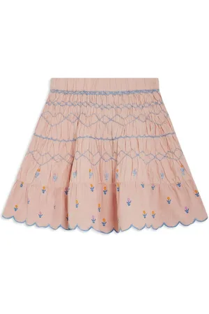Stella McCartney Falda con bordado floral