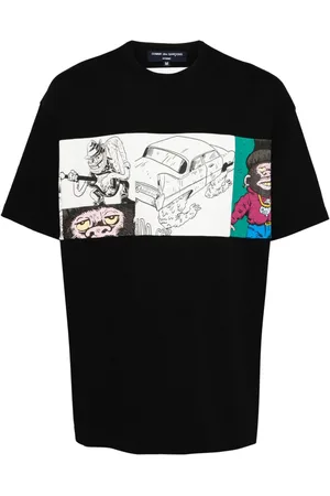 Comme des Garçons Playera con estampado gráfico