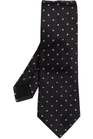 Lanvin Corbata con motivo en jacquard