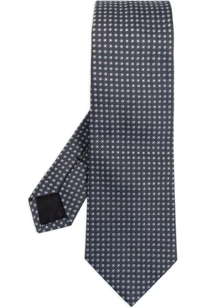 Lanvin Corbata con motivo geométrico
