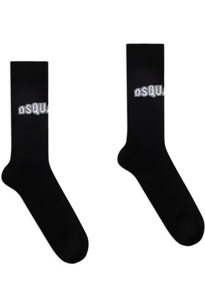 Dsquared2 Calcetines tejidos con logo en intarsia