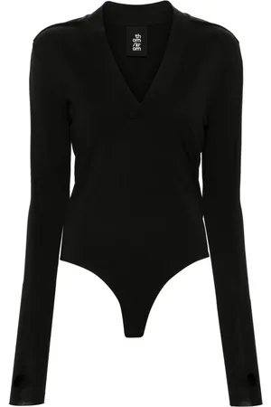 THOM KROM Body con cuello en V