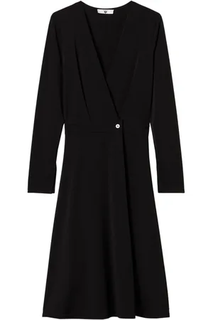 Twin-Set Vestido cruzado con botones