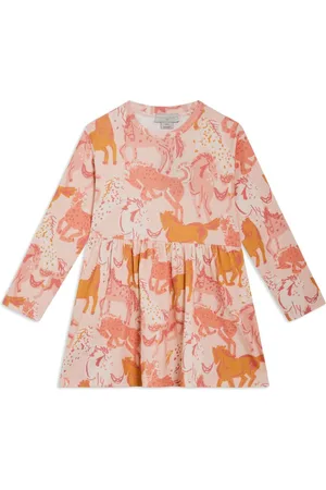 Stella McCartney Vestido con caballos estampados