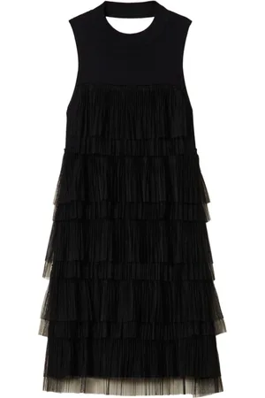 Twin-Set Vestido con volantes de tul