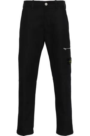 Stone Island Pantalones con distintivo Compass