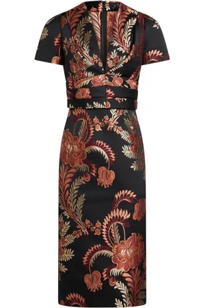 Etro Vestido midi en jacquard