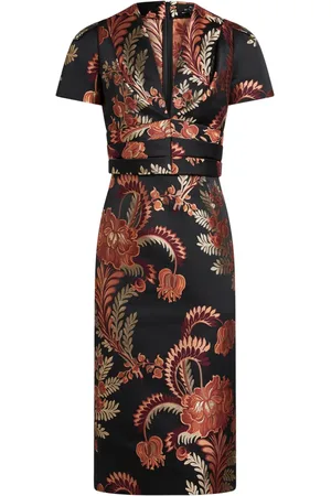 Etro Vestido midi en jacquard
