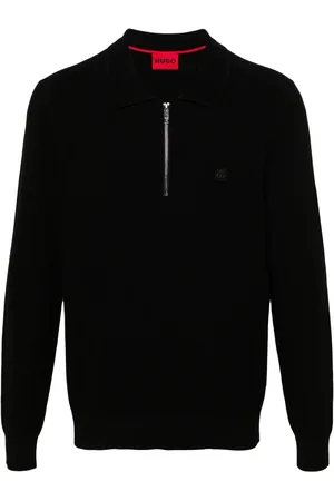 HUGO BOSS Playera tipo polo con parche del logo