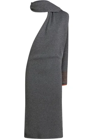 Etro Vestido midi con diseño tejido de canalé