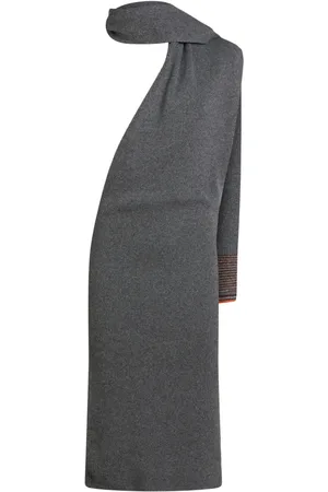 Etro Vestido midi con diseño tejido de canalé