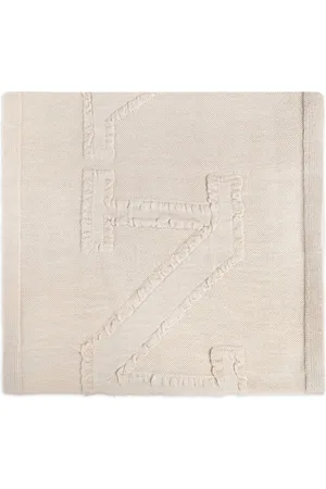 Lanvin Bufanda tejida con logo