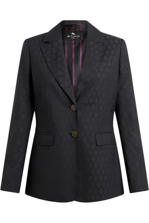 Etro Blazer con motivo en jacquard