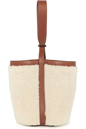 YVES SALOMON Bolsa bucket Merino mini