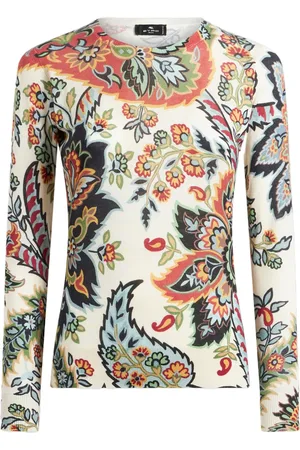Etro Suéter con estampado de cachemira