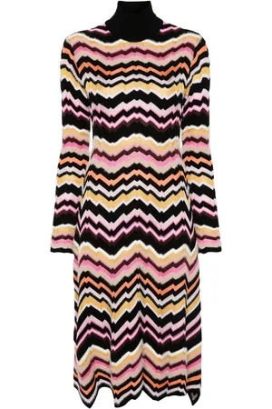 Missoni Vestido midi con detalle en zigzag