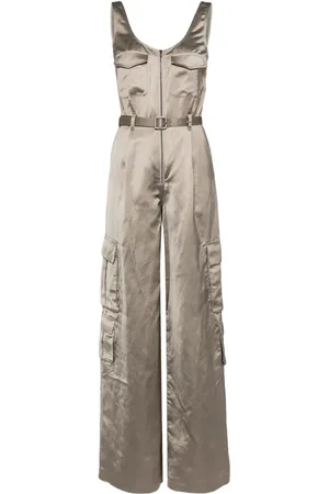 Self-Portrait Jumpsuit de satén
