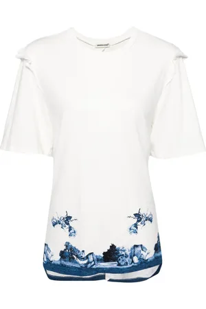 UNDERCOVER Playera con volantes