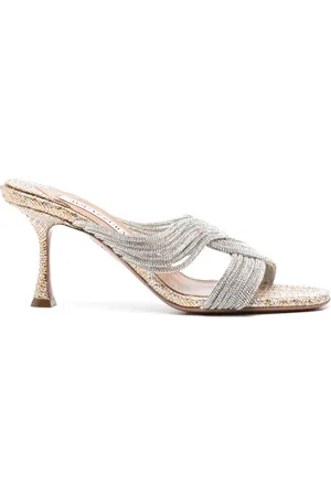 Aquazzura Mules Gatsby con tacón 75mm