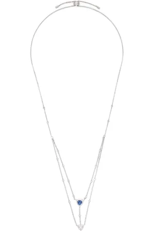 APM Monaco Collar Double Chain Triangle