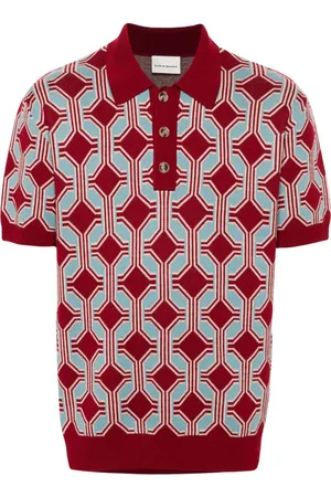 Drôle de Monsieur Playera tipo polo La Maille Polo Géométrique