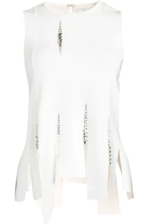 Hervé Léger Blusa con efecto envejecido