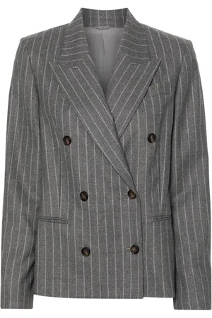 Brunello Cucinelli Blazer con detalle de cadena Monili