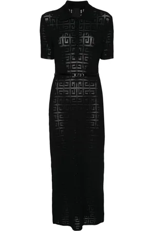 Givenchy Vestido midi con motivo 4G