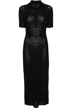 Givenchy Vestido midi con motivo 4G