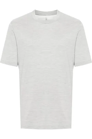 Brunello Cucinelli Playera con efecto melange