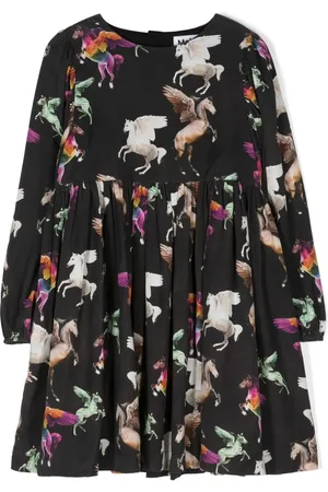 Molo Vestido Cocos con estampado Flying Pegasus