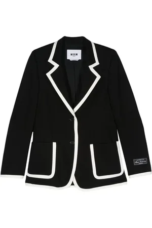 Msgm Blazer de tejido jersey