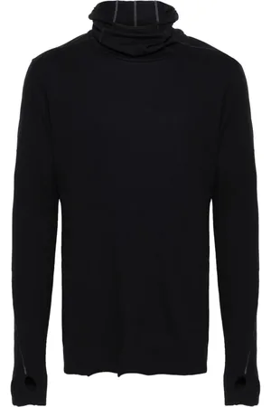 THOM KROM Hoodie con costuras decorativas