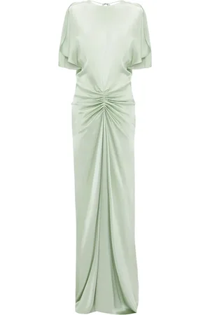 Victoria Beckham Vestido de fiesta con detalle fruncido