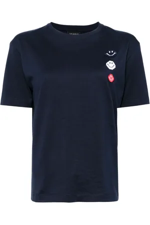 JOSHUA SANDERS Playera con eslogan estampado