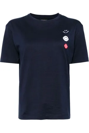 JOSHUA SANDERS Playera con eslogan estampado