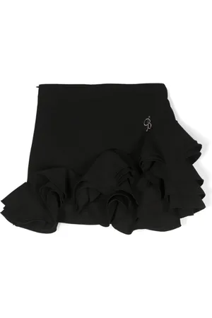 MISS BLUMARINE Falda con placa del logo